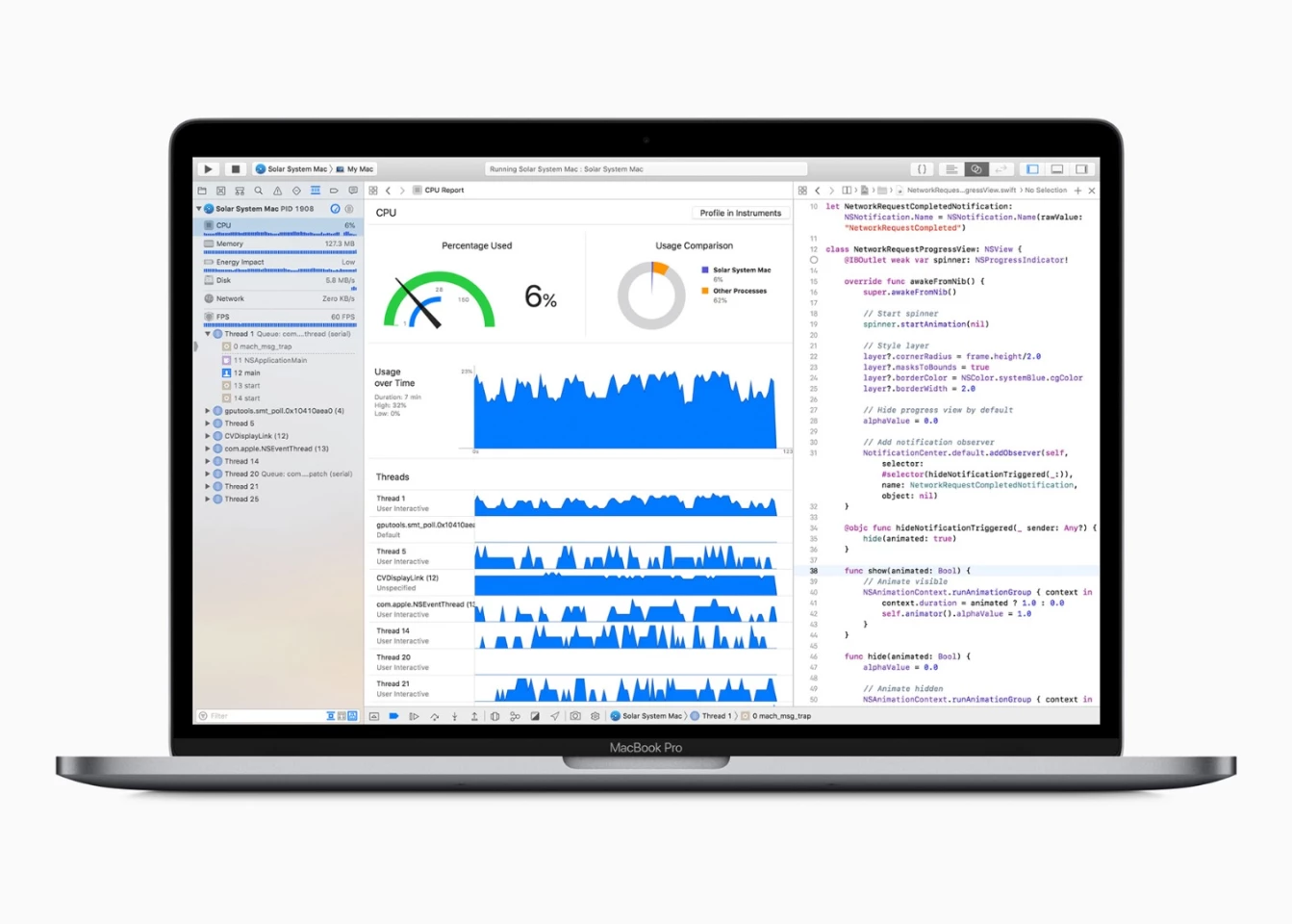 Apple is promising double the processing speed on some configurations of the new MacBook Pro