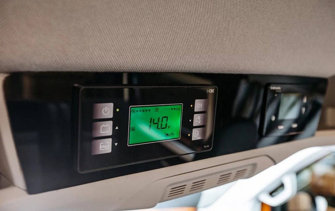 The Heatherton includes a touchscreen for system monitoring and control of lights and heating