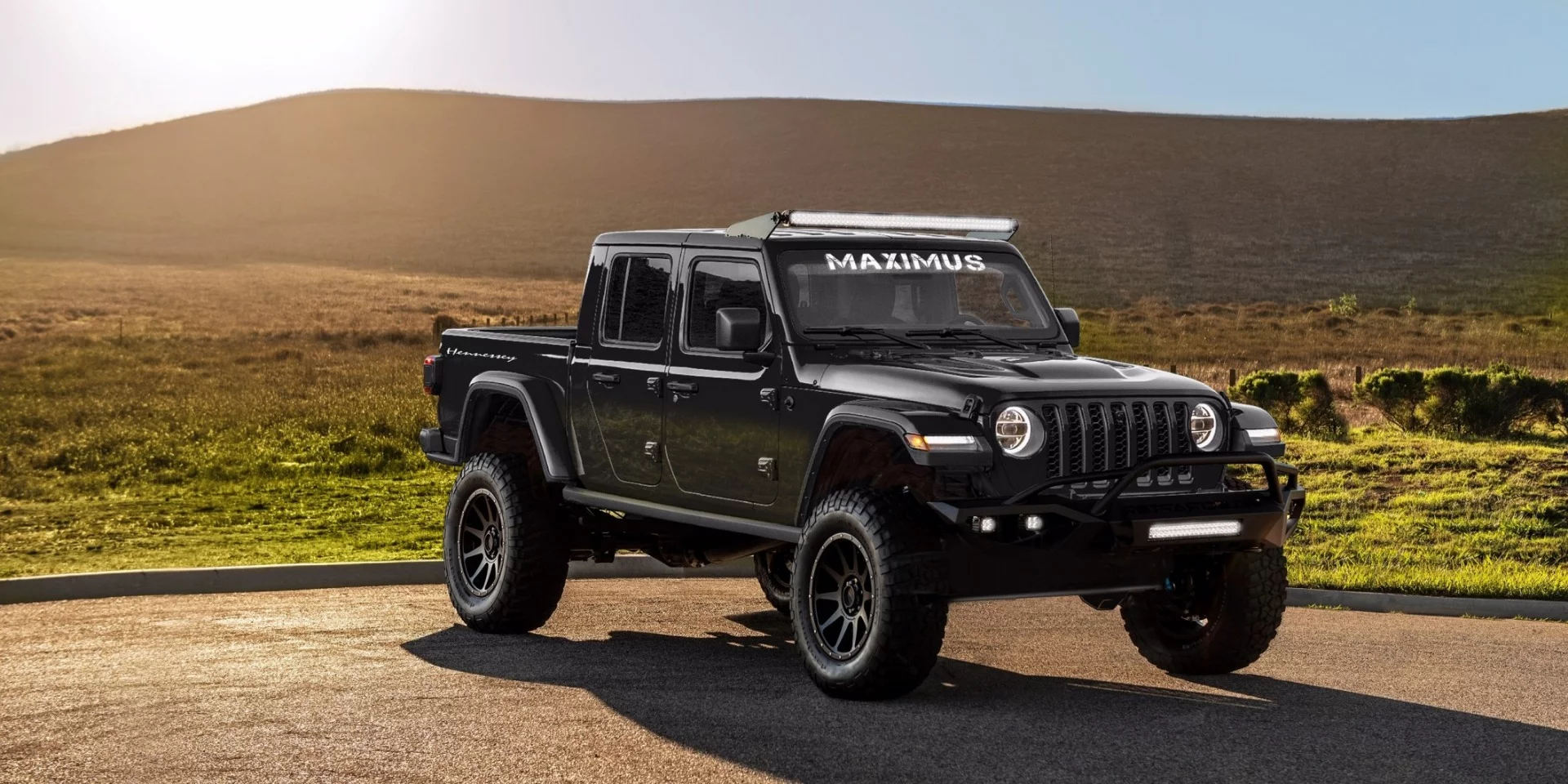 Taking a 2020 Jeep Gladiator as the latest project, Hennessey is calling it the Hennessey Maximus 1000, or "Badassery on 4-wheels" for short