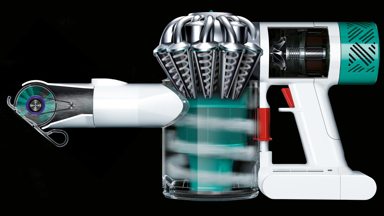 The Dyson V6 Mattress is designed to remove dust mites and other microscopic particles
