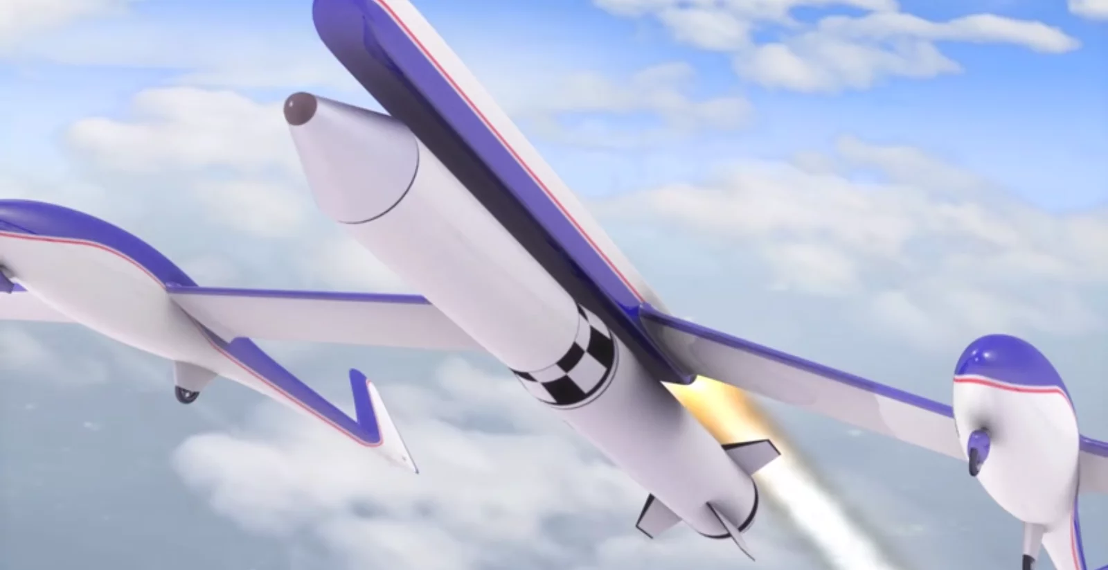 TGALS is an unmanned glider for launching satellites (Image: NASA)