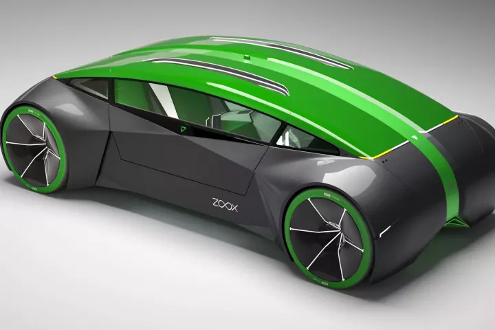 The Boz design is driven by four electric motors mounted at the wheels