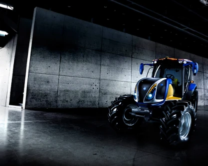 New Holland's prototype NH2 hydrogen powered tractor