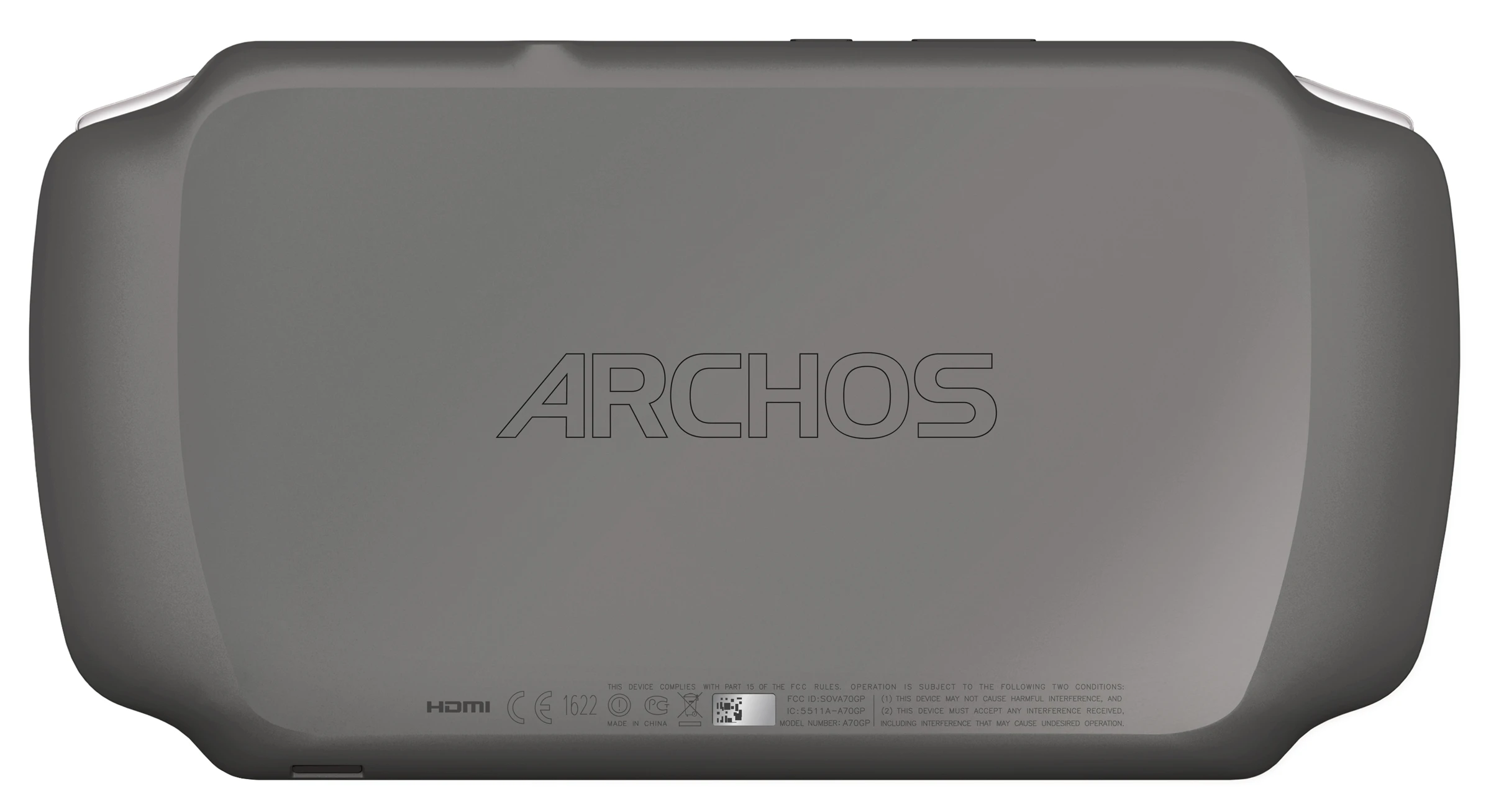 The ARCHOS GamePad rear view
