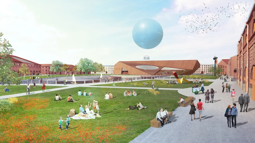 New Holland Island by WORKac, Urban Design Merit Award Winner (image: WORKac)