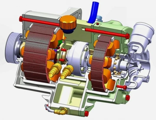 The SuperGen i-Hybrid system, developed by Integral Powertrain and NexxtDrive combines electrical energy storage and recovery with advanced pressure boosting technology to deliver significant CO2 reduction at low cost