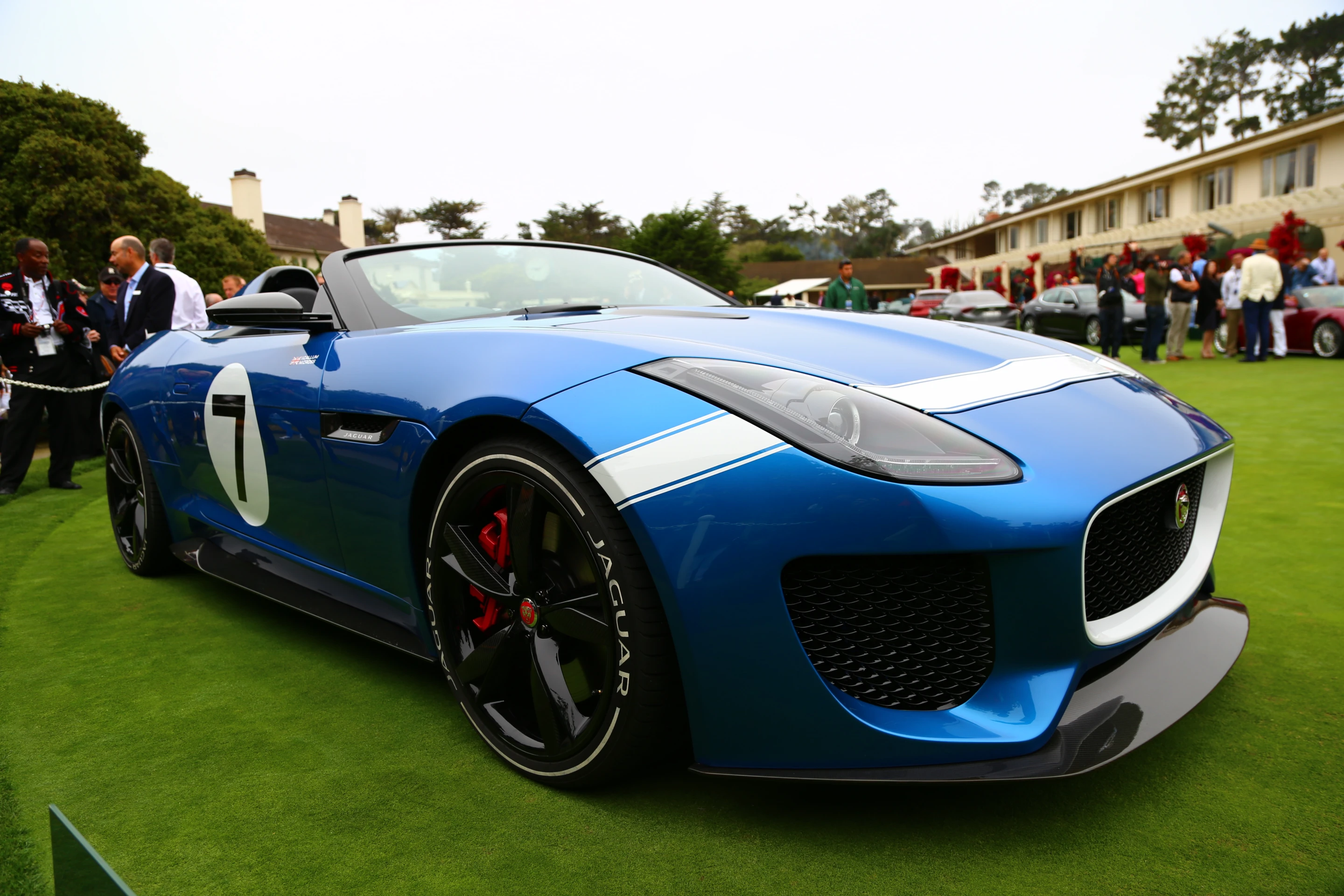 A lowered windscreen, revised front grill and lowered suspension are standard fare for the Project 7 (Photo: Angus MacKenzie/Gizmag.com)