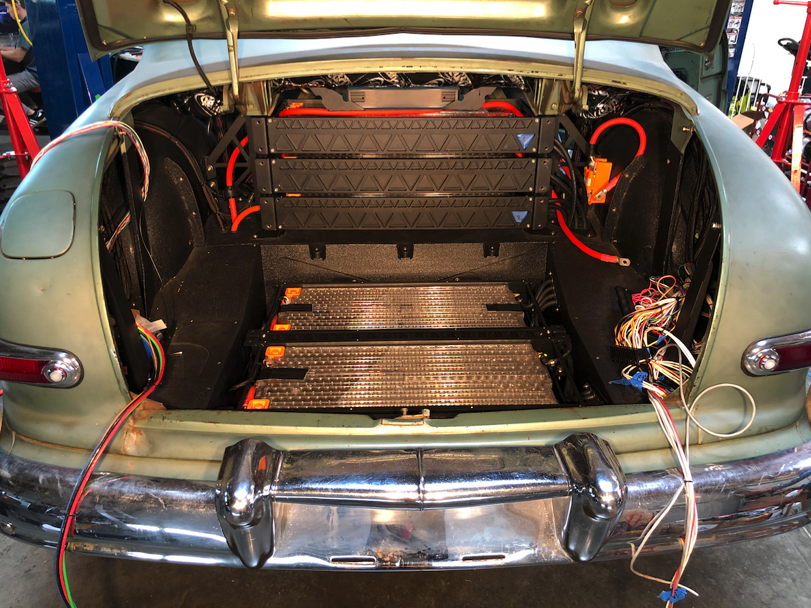 Electric powertrain injects new life into bruised and battered 1949 Mercury