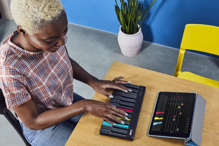 The Lumi music learning system is currently raising production funds on Kickstarter