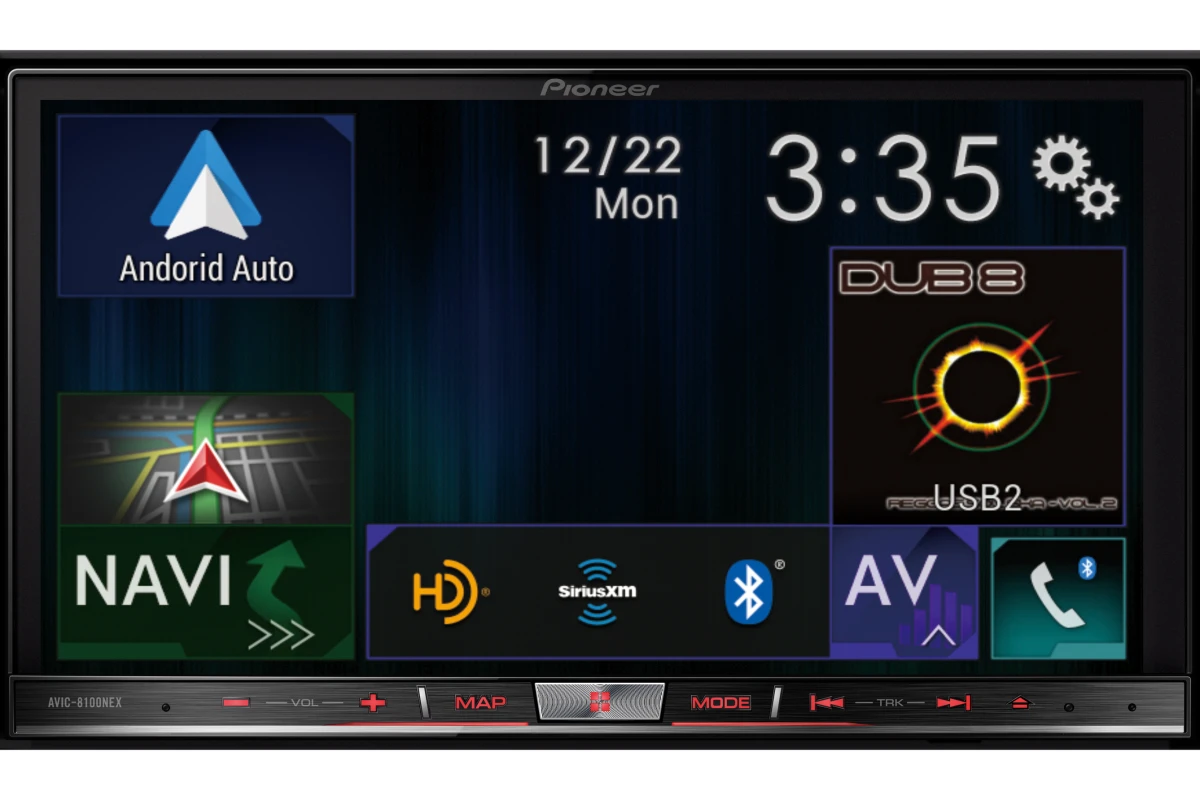 The new Pioneer NEX head unit supports Apple CarPlay and Android Auto