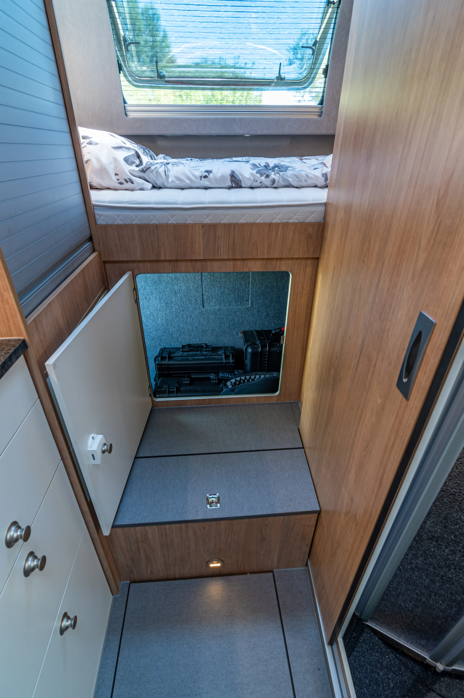 Interior access to the garage