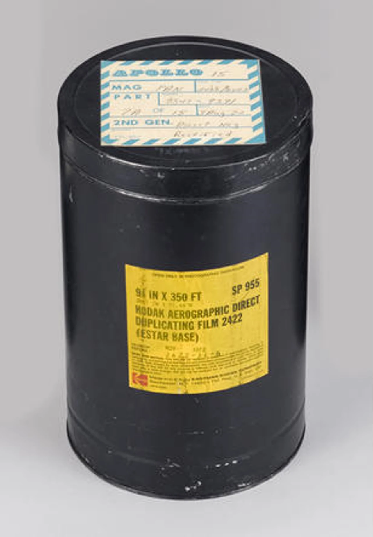Film cannister from Apollo 15