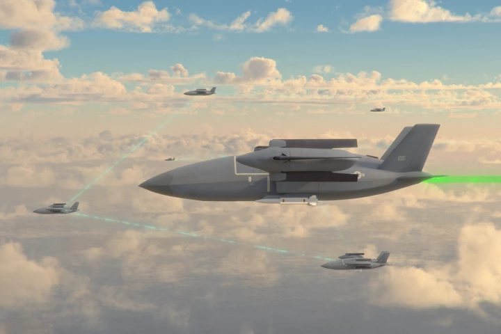 Render of Bell X-plane in autonomous networked flight