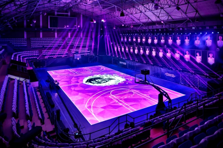 Nike's House of Mamba basketball court