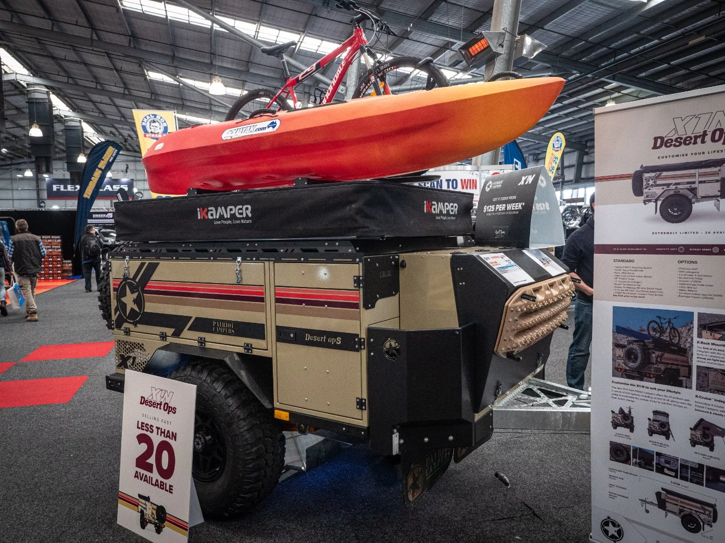 Patriot's X1N "desert ops" trailer