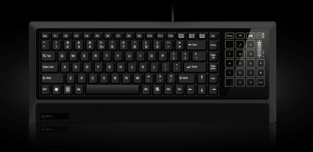 The Eclipse litetouch Keyboard with customizable LCD keypad