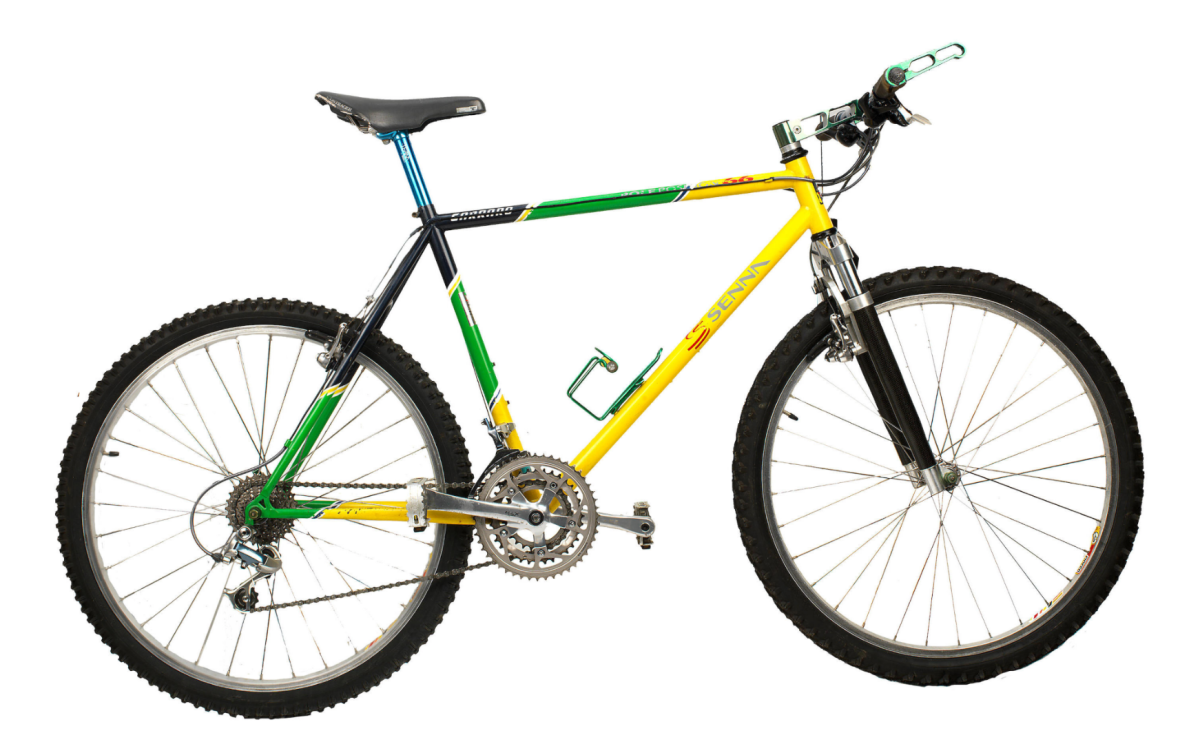 €2,750 | 1994 Ayrton Senna "Pole Position 66" bike by Carraro Cicli | Auction Description: Bonhams