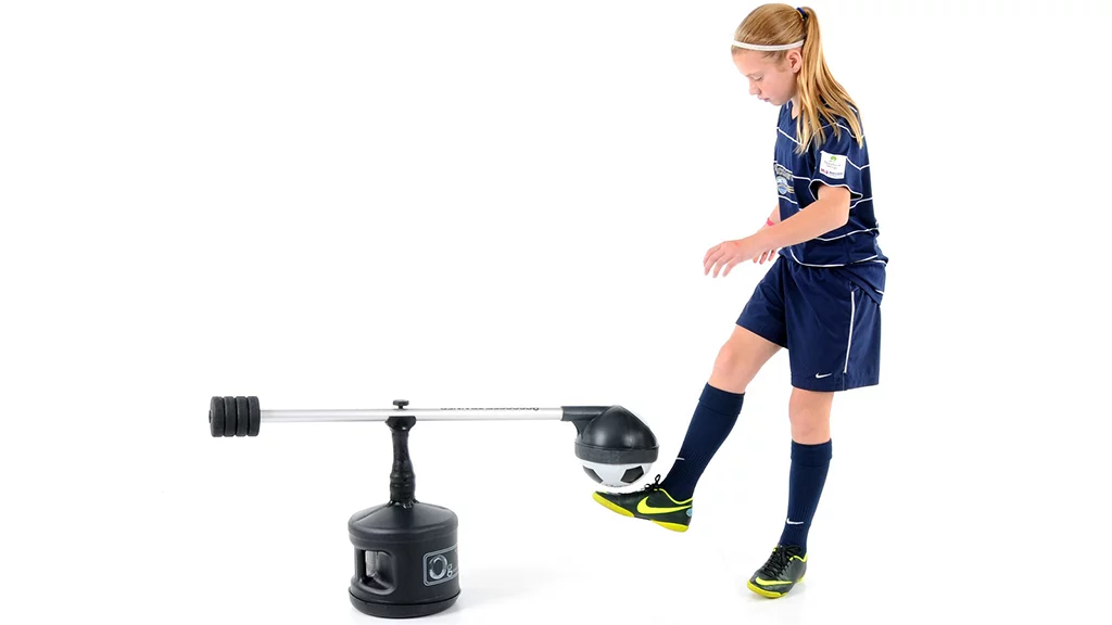 Zero G Soccer is a training aid designed to help youngsters learn how to juggle a football