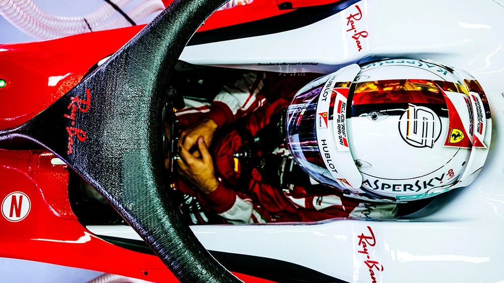 The halo is made of carbon fiber