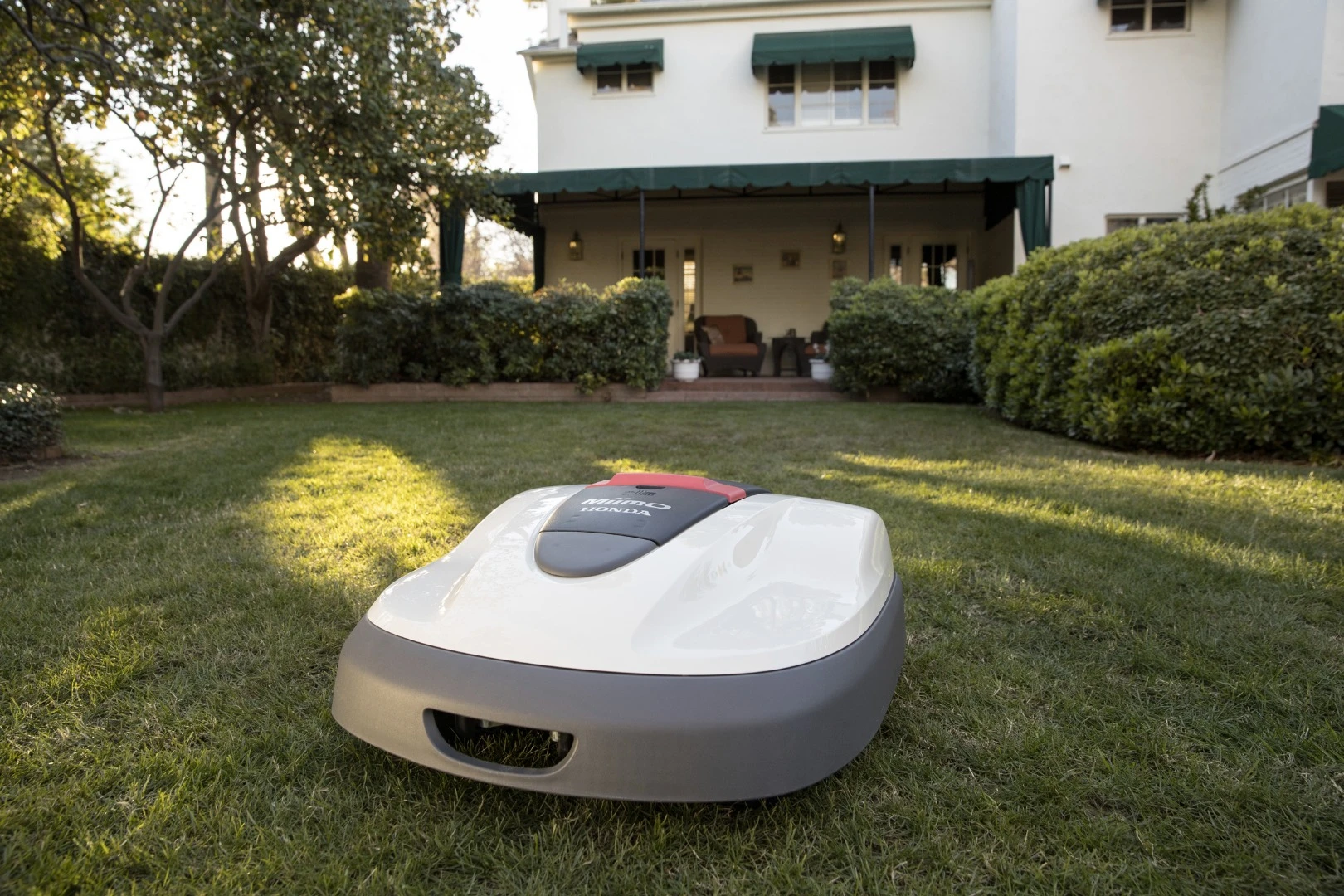 Honda's Miimo requires perimeter boundary wires to be laid, which Honda will handle for you