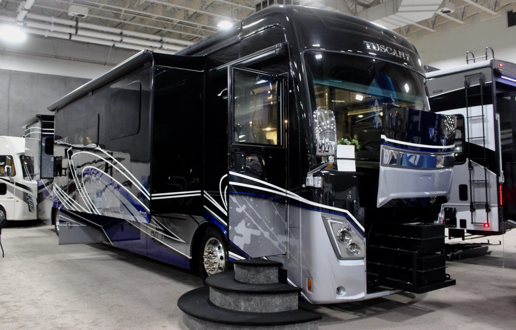 Thor explores the future of onboard RV power with a one-off 45-foot Tuscany concept