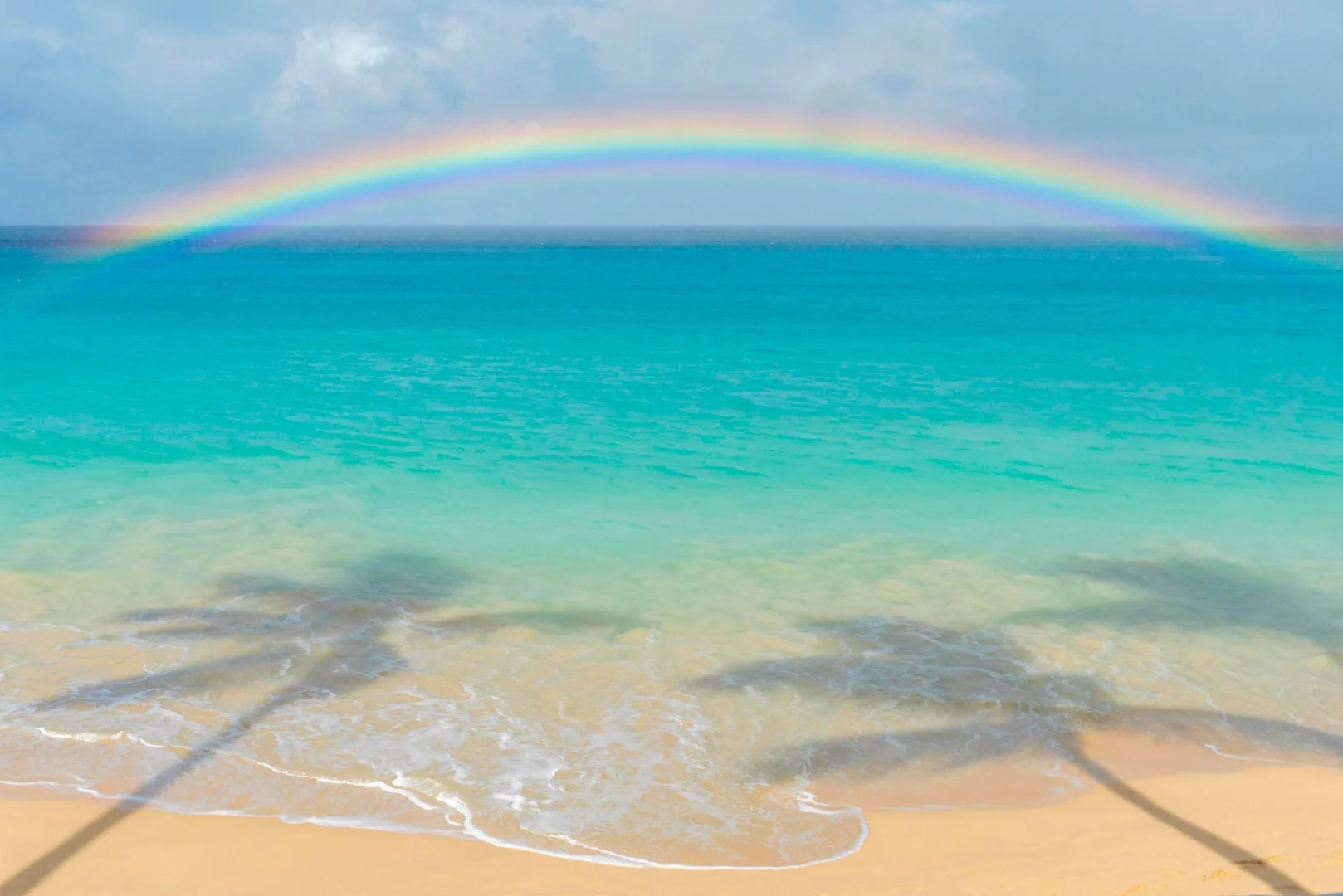 Landscape – Barbados. "There's always a rainbow after the rain"