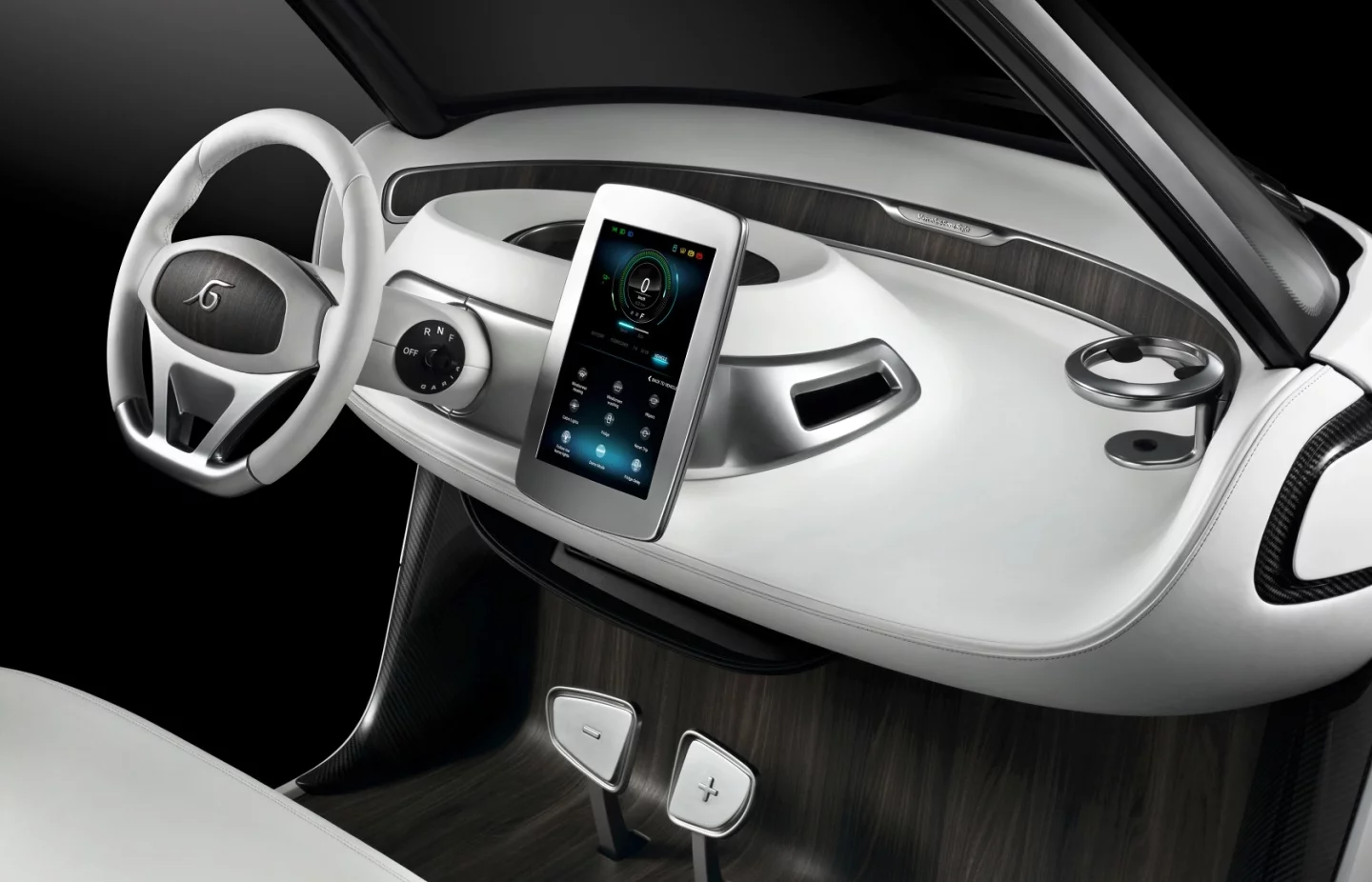 The interior includes a 10.1-in touchscreen display