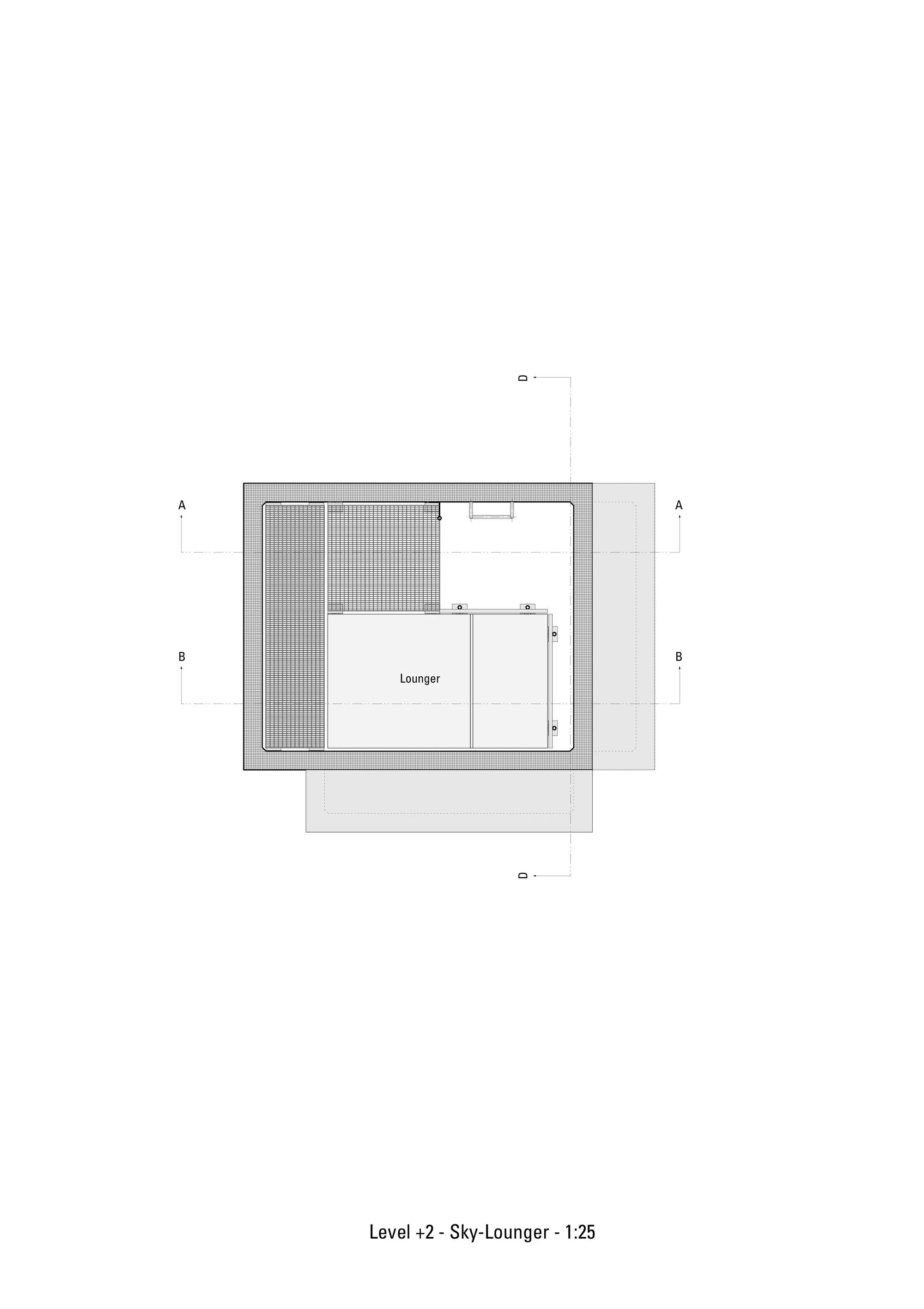 Architectural drawing of the One Man Sauna (Image: Modulorbeat)