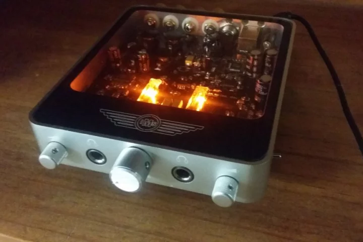 The tube-driven Desktop Valve Amplifier from IMS Electronics