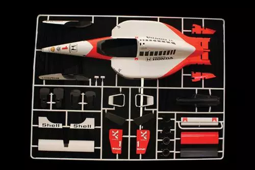 McLaren has a policy of not selling its Formula One cars, but in 1991, when Ayrton Senna won his third world title in the McLaren MP4/6, Ron Dennis had artist Jay Burridge transform the car's external components into a giant automotive art-piece. In August, 2011, Coys sold the artwork for €165,000 (US$268,642).