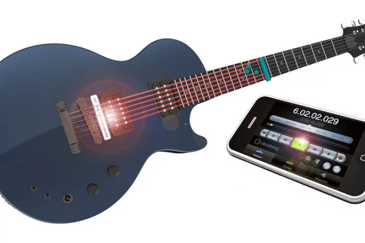 The Laser Pitch Detection Pickup system accurately detects the pitch of a string - even before a player has plucked it