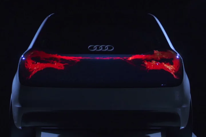 Audi's concept OLED taillight, Swarm