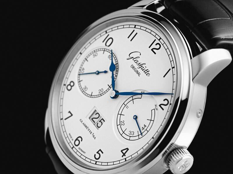 Glashutte Original Senator Observer - 44 mm diameter. Steel