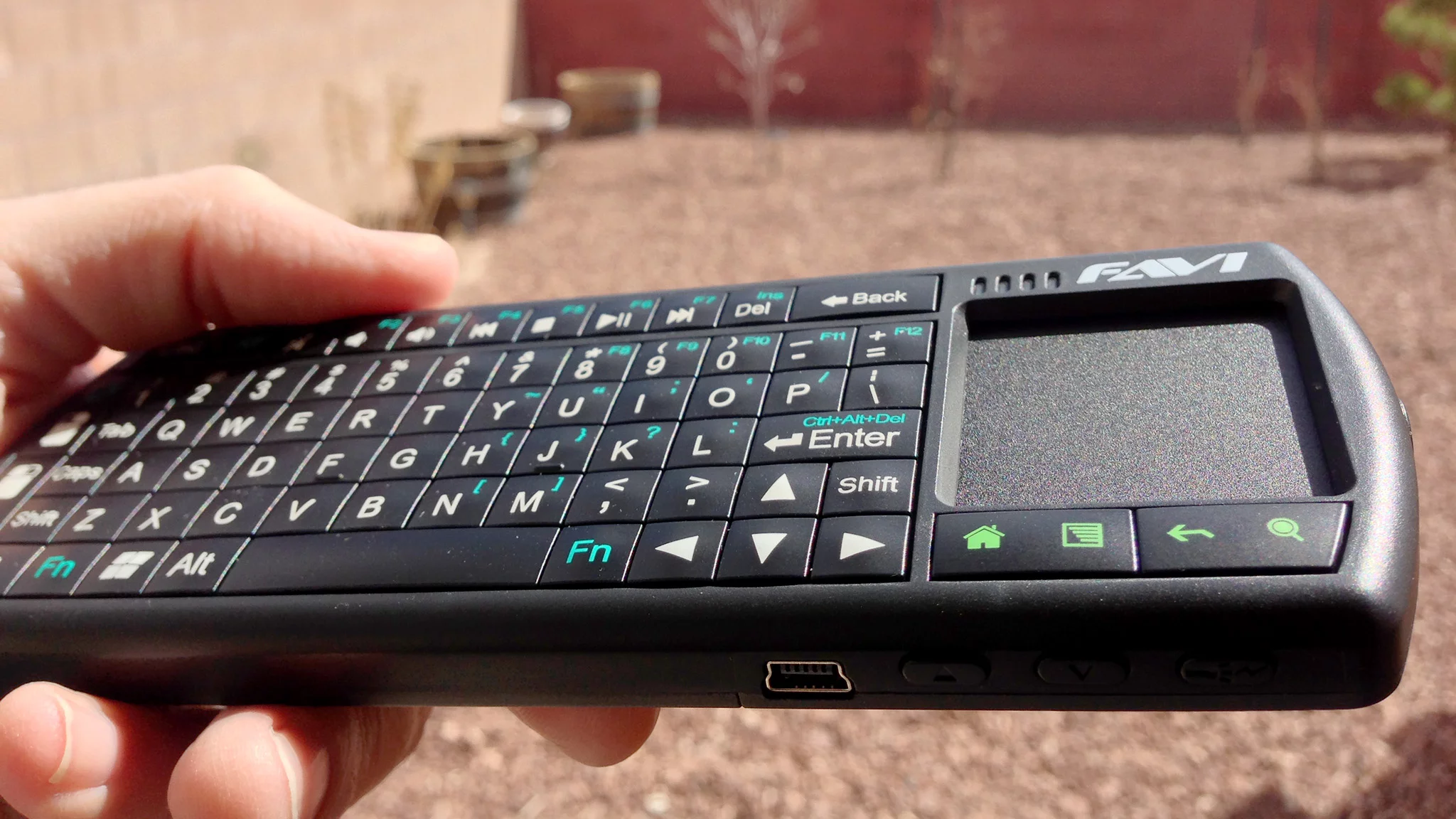 The awkardly-named "SmartStick Wireless Keyboard with Mouse Touchpad" is a solid accessory