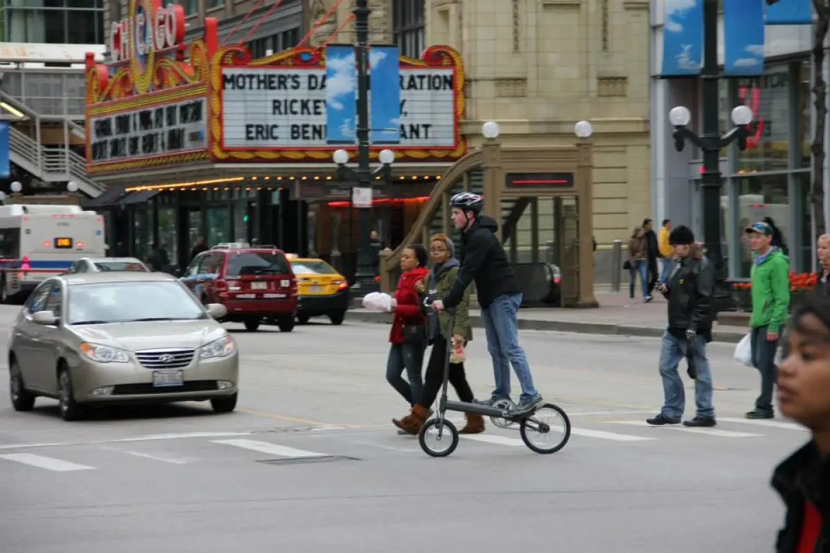 An Occam Cycle prototype, in its hometown of Chicago