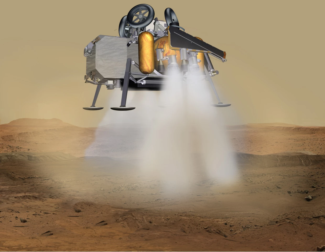 Artist's concept of the Mars