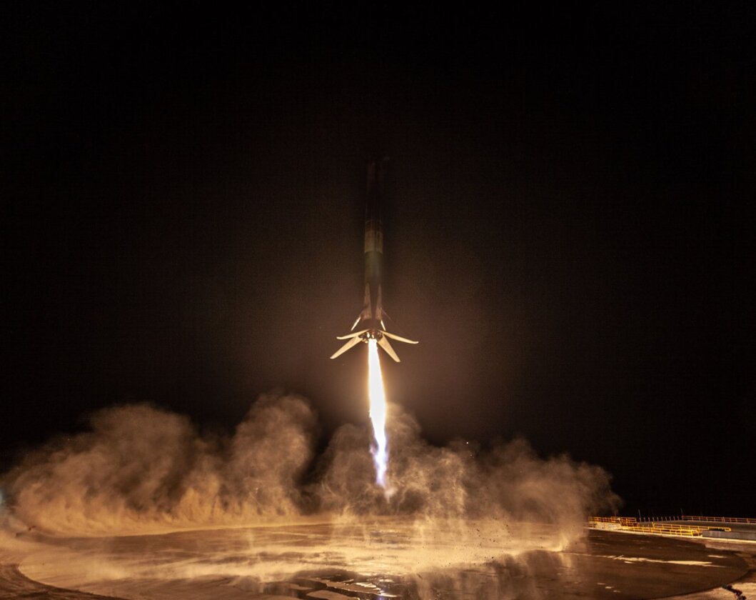 SpaceX's SAOCOM 1A mission today saw it land a booster on land in California for the first time