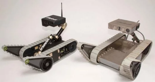 Father and son: the iRobot SUGV and the Packbot