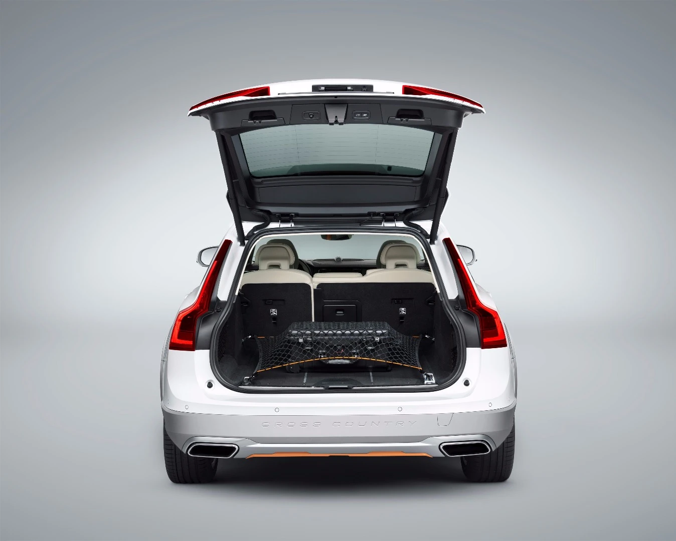 Trunk space of the V90 Cross Country Volvo Ocean Race