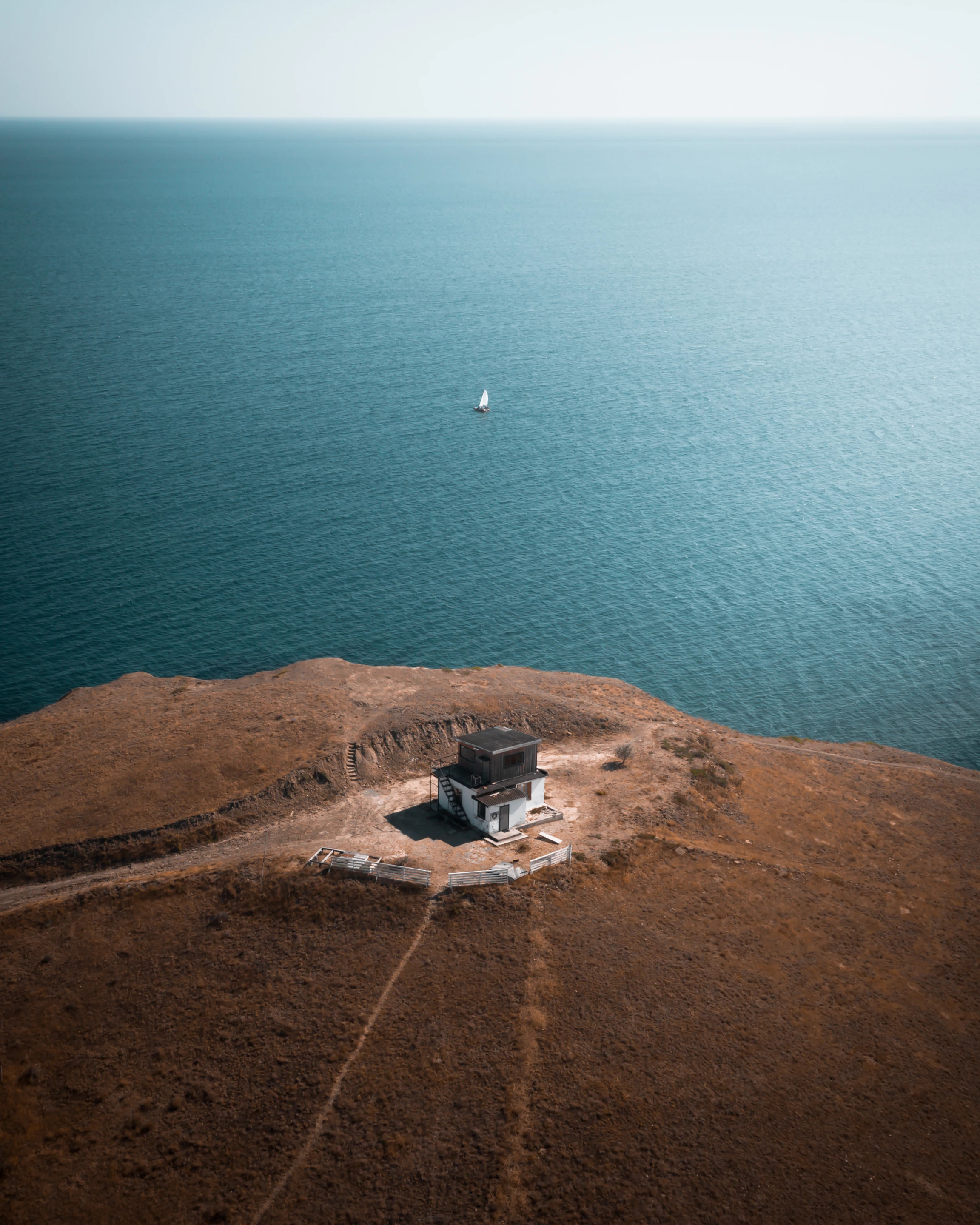 'Lonely house'. Crimea, Russia