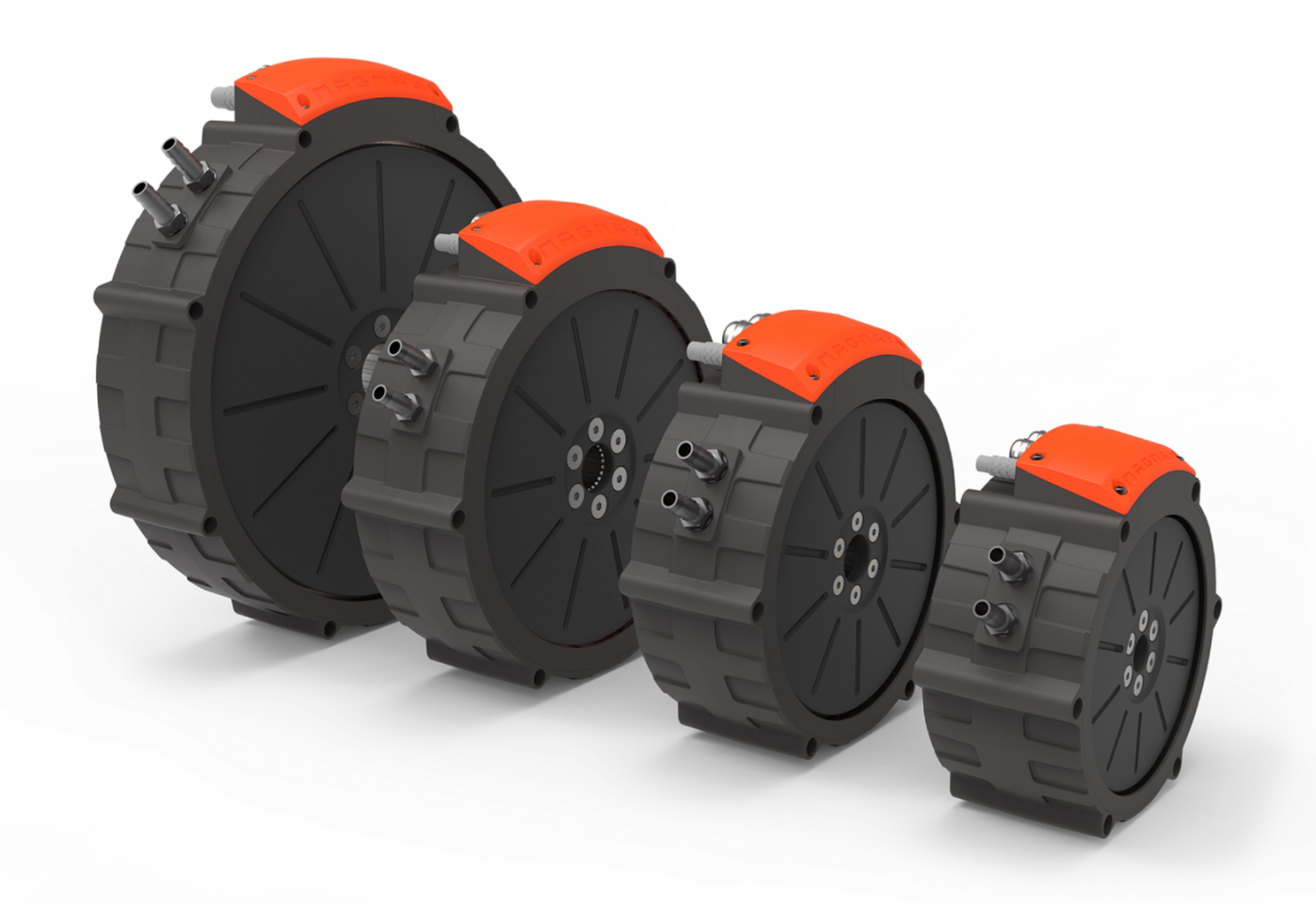 The Magnax axial flux motor is scalable through all kinds of sizes