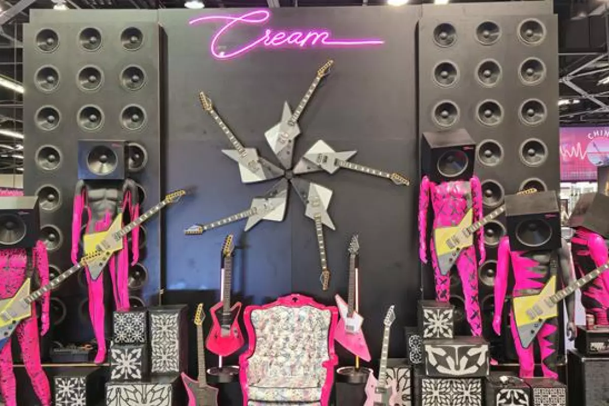 Cream's Voltage DaVinci design was introduced in style at The NAMM Show 2025 this week