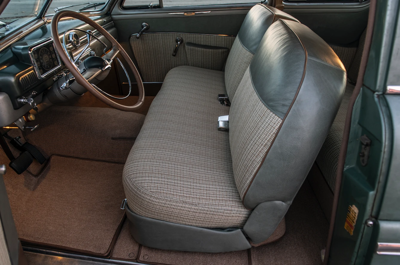 Icon sourced leather and fabric to bring out the vintage looks