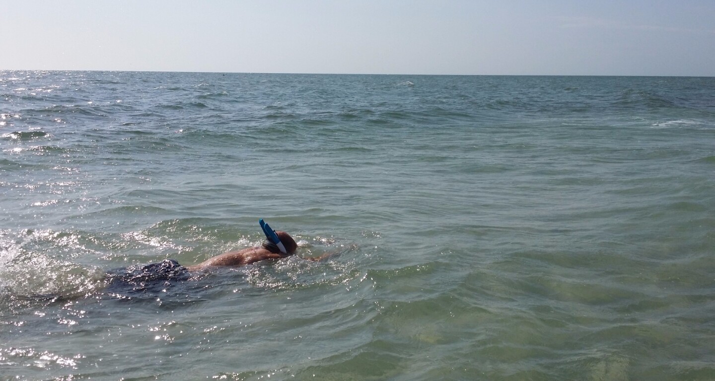 The longer tubes are for ocean swimming and keep you breathing water-free even in turbulent seas