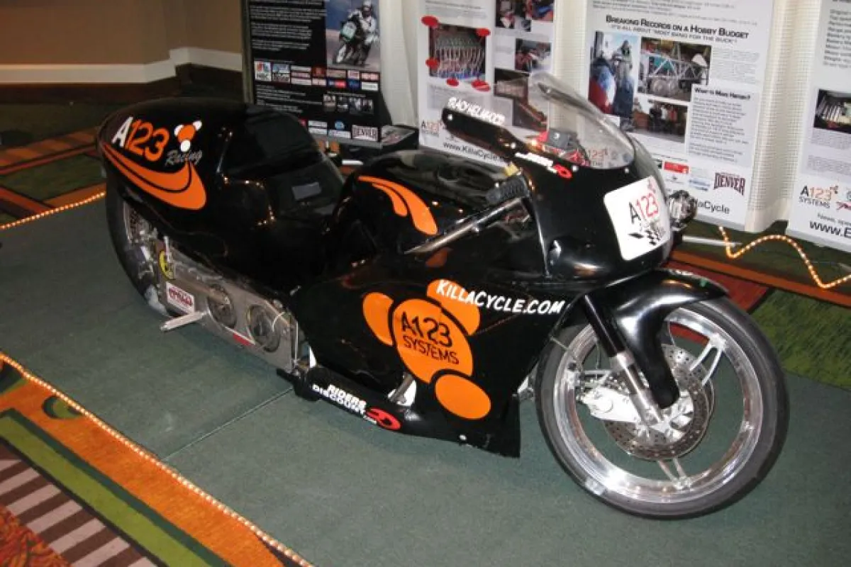 Eva Hakkanson shows us the KillaCycle, the world's fastest electric motorcycle