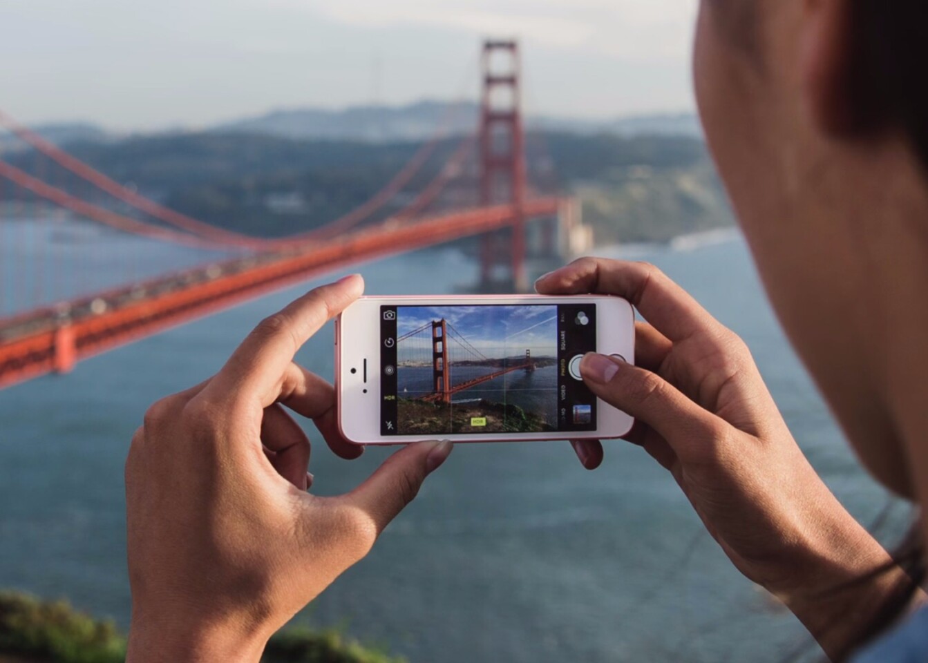 The 12 MP camera is capable of 4K video recording