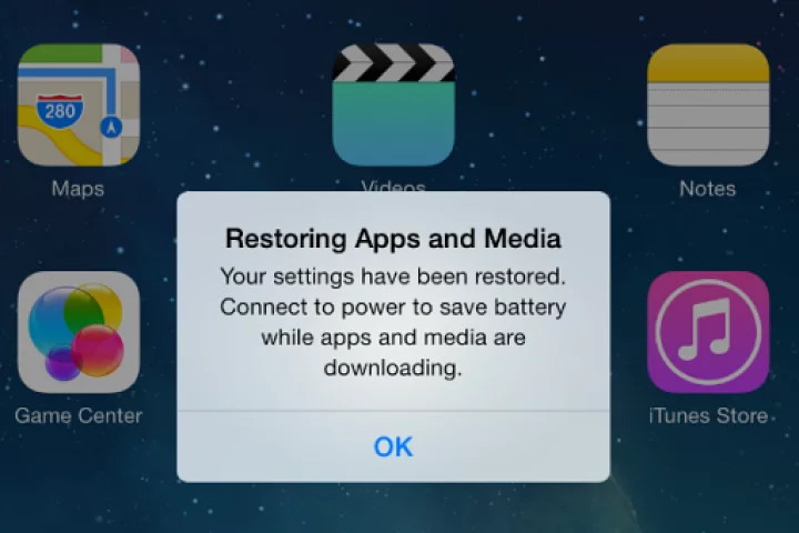 Here's how to restore your contacts, apps, and media between iOS 6 and iOS 7