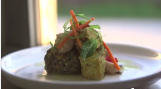 In conceiving the Vietnamese Apple Kebab, Watson identified a common flavor compound found in both pork and apple, and determined it combining them would produce a pleasant dish