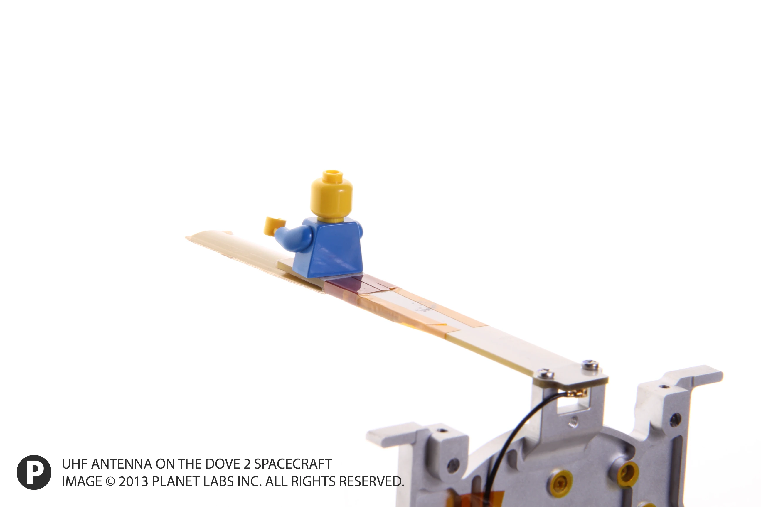 Planet Labs satellites, or "Doves," are small and orbit at a low altitude
