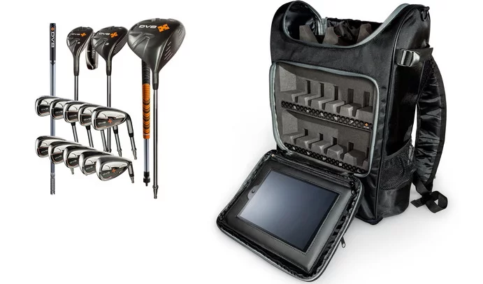 DV8 Sports' new interchangable golf clubs aim to make the game more portable without sacrificing performance
